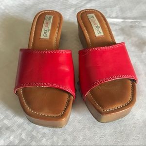 2 Lips Too Women’s Too Lori Red Wedge Sandal